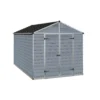8x12ft Palram SkyLight Dark Grey Apex Shed