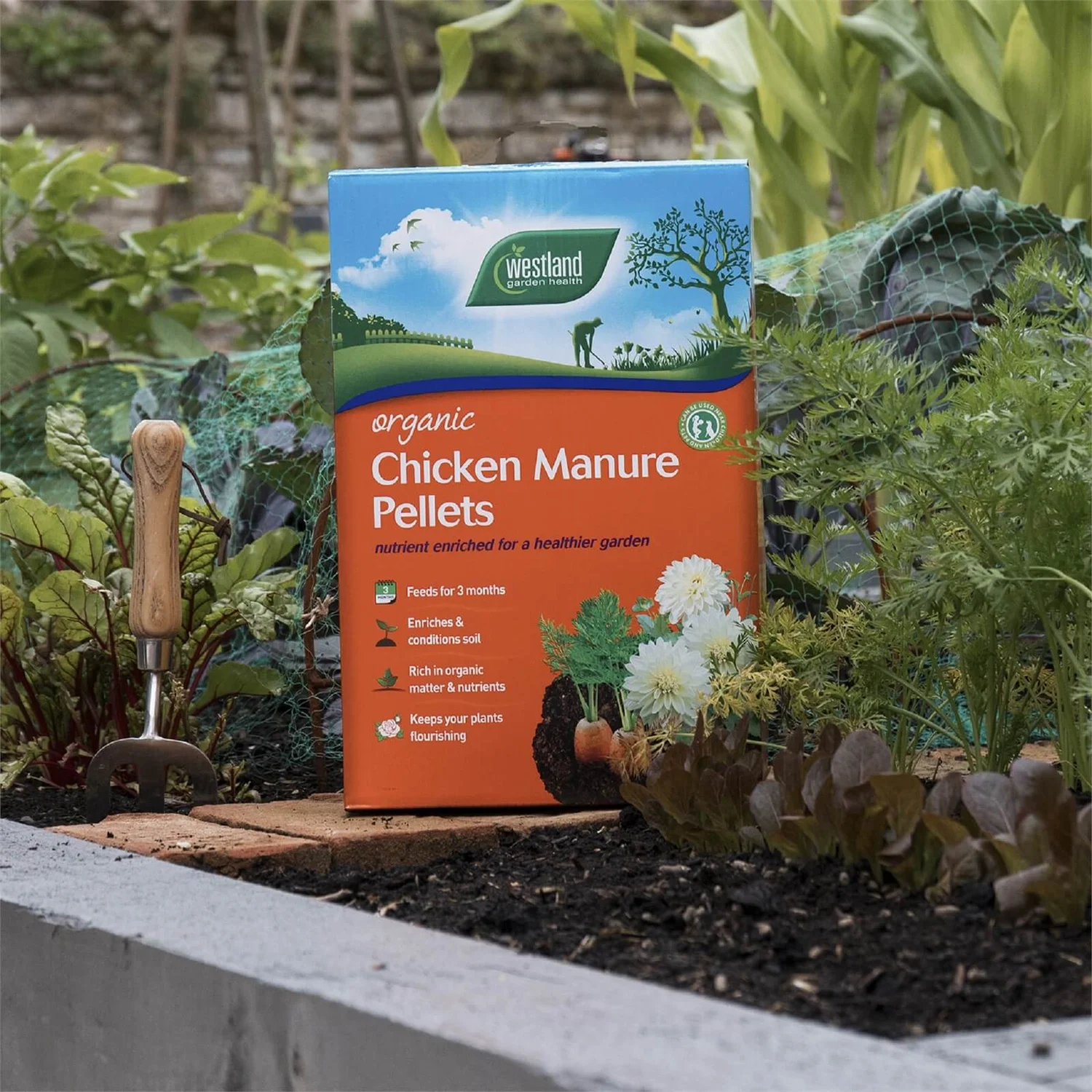 Westland Organic Chicken Manure Pellets - 2.25kg - Image 2