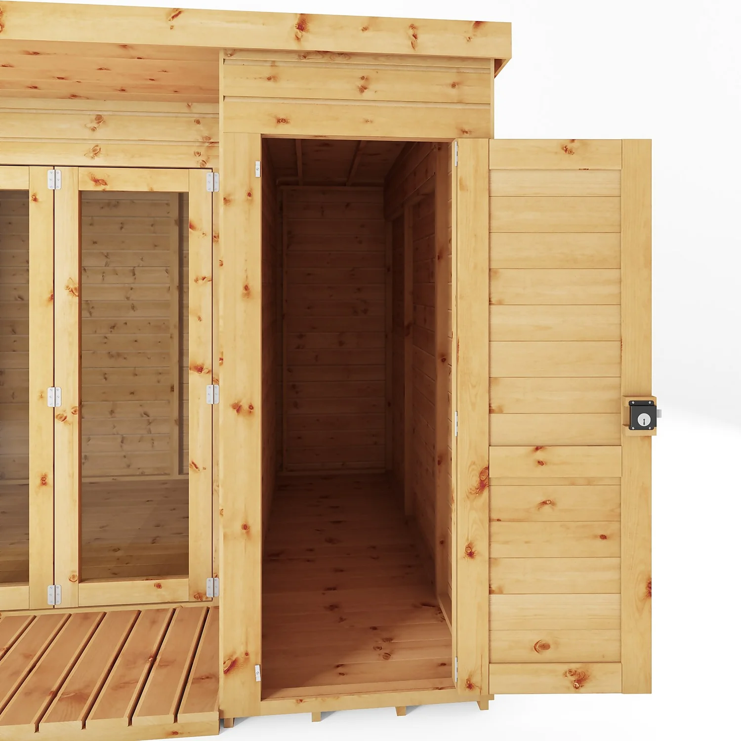 Mercia 10 X 8ft Garden Room With Side Shed - Image 5