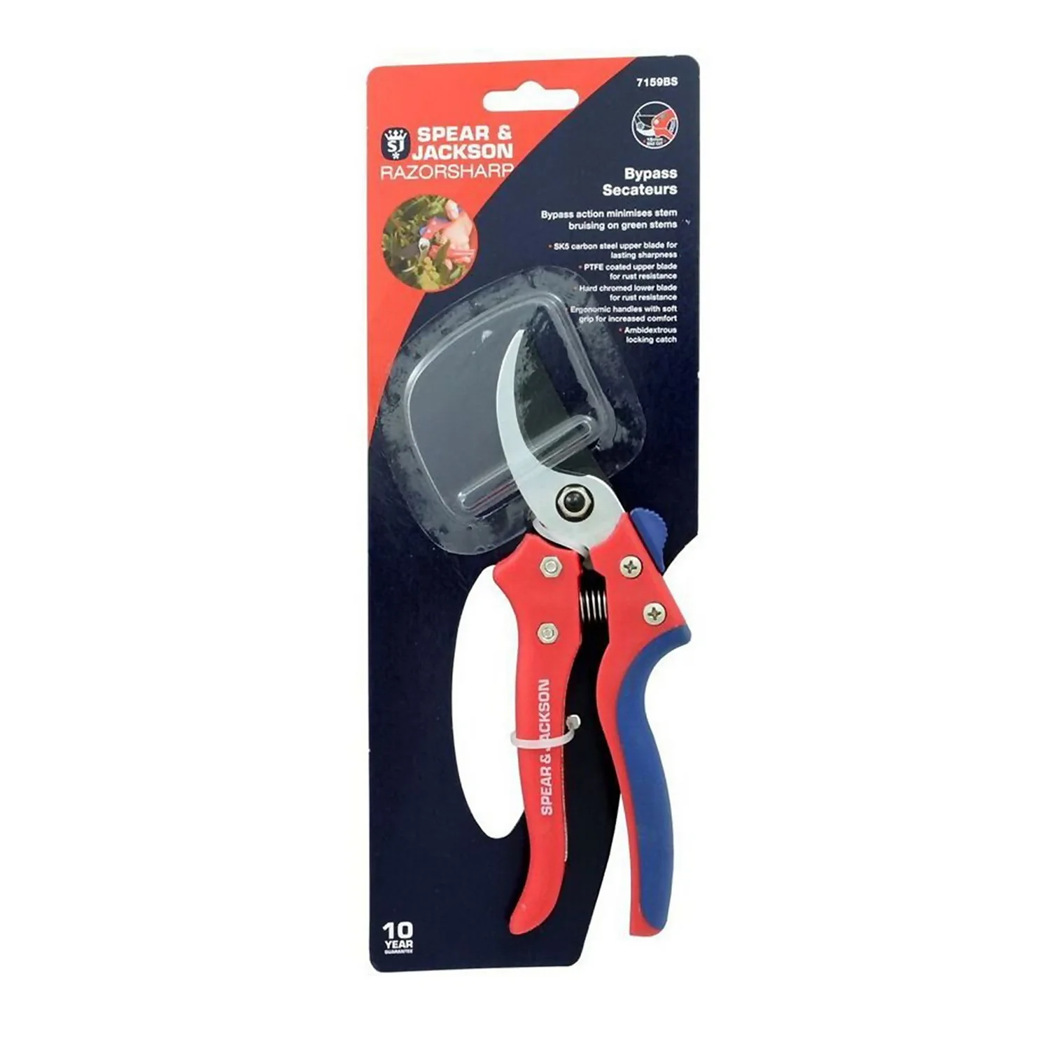 Spear & Jackson Razorsharp Bypass Secateurs - Image 3