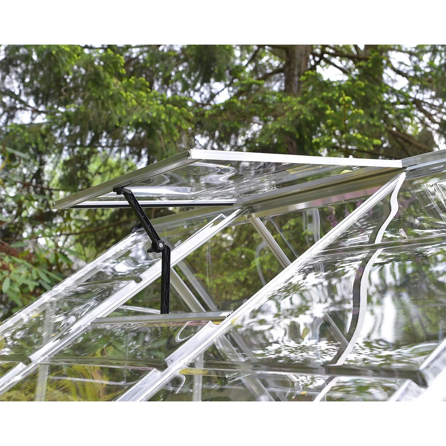 Palram 6 X 10ft Canopia Harmony Greenhouse - Silver - Image 6