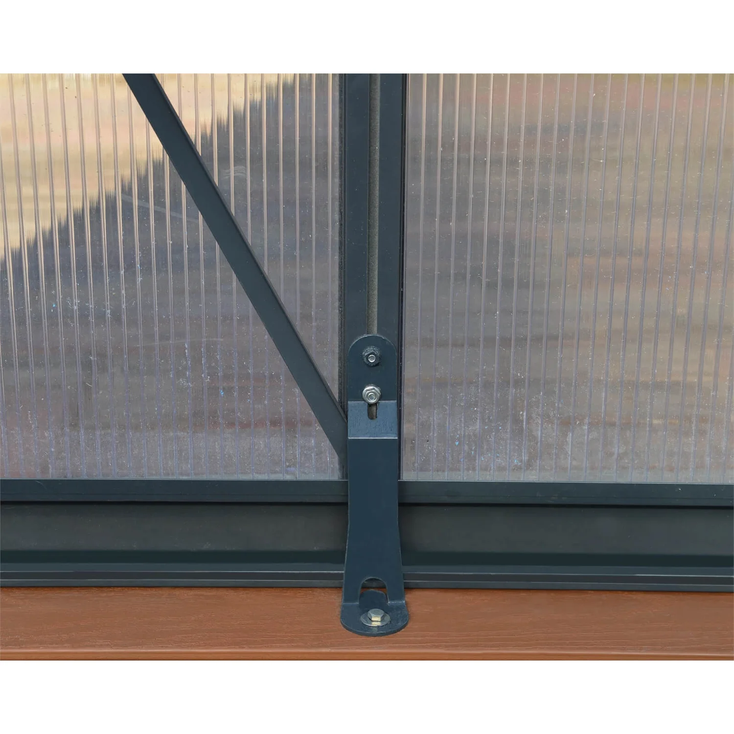 Palram 8 X 16ft Canopia Glory Greenhouse - Grey - Image 6