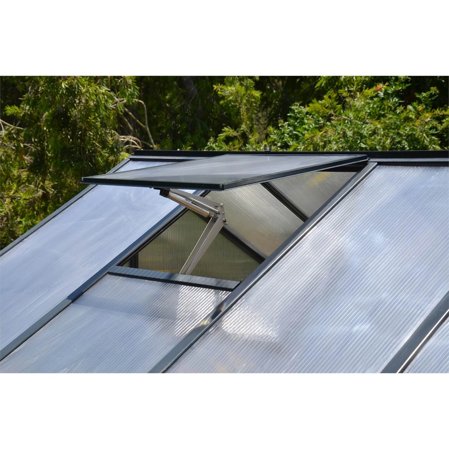 Palram 8 X 16ft Canopia Glory Greenhouse - Grey - Image 4