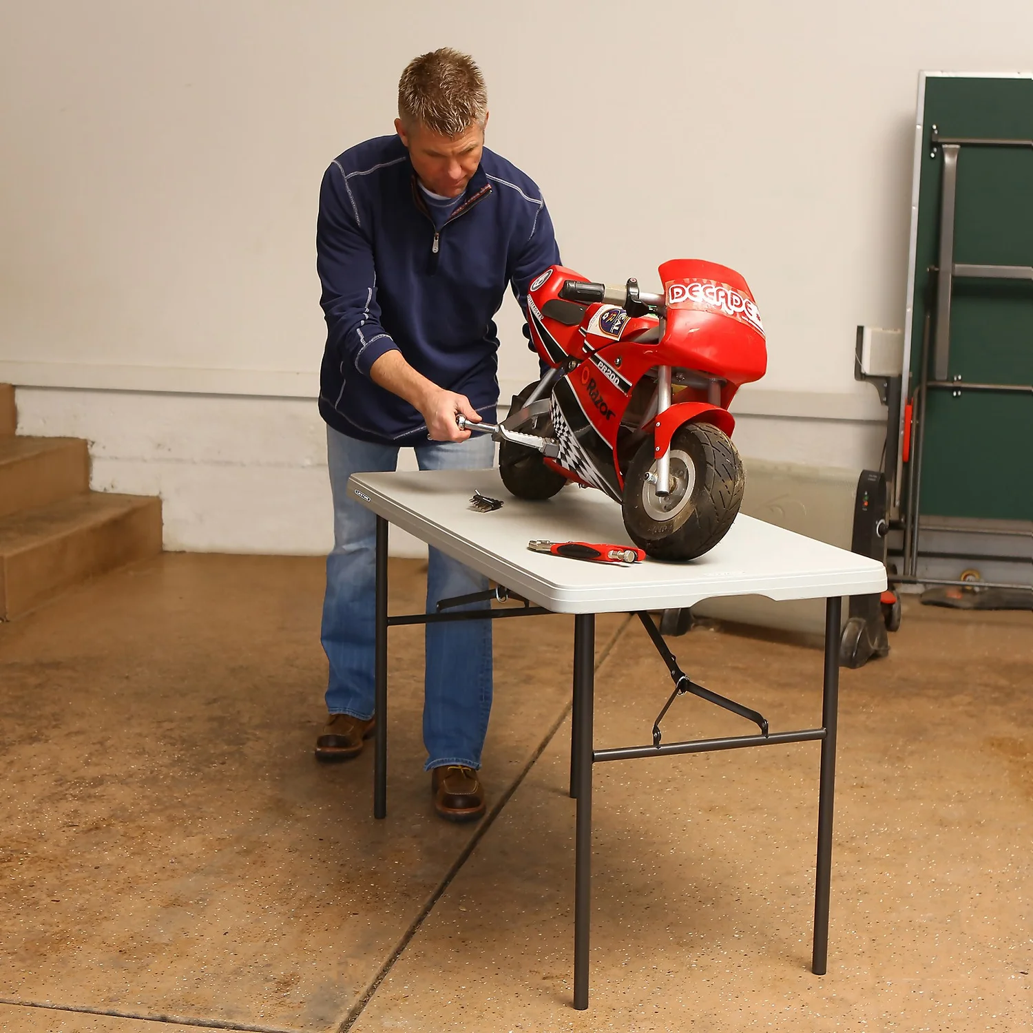 Lifetime Seasonal Party Trestle Table - 1.22m / 4ft - Image 7