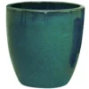 Chiswick Egg Planter In Dark Green - 35cm