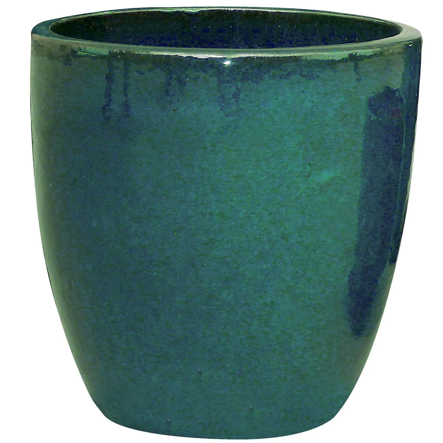 Chiswick Egg Planter In Dark Green - 35cm