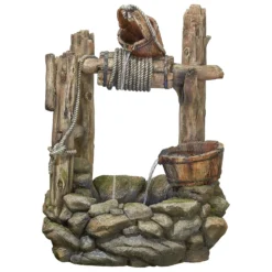 Stylish Fountains Country Well Including LED Lights