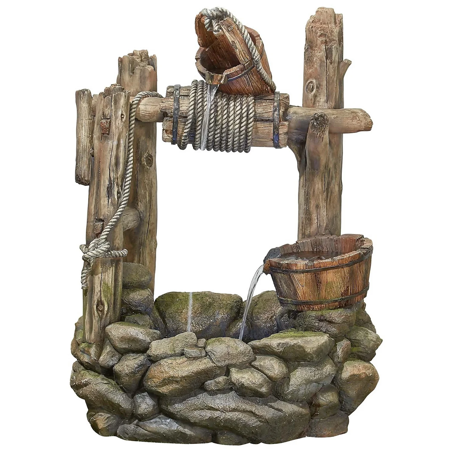 Stylish Fountains Country Well Including LED Lights