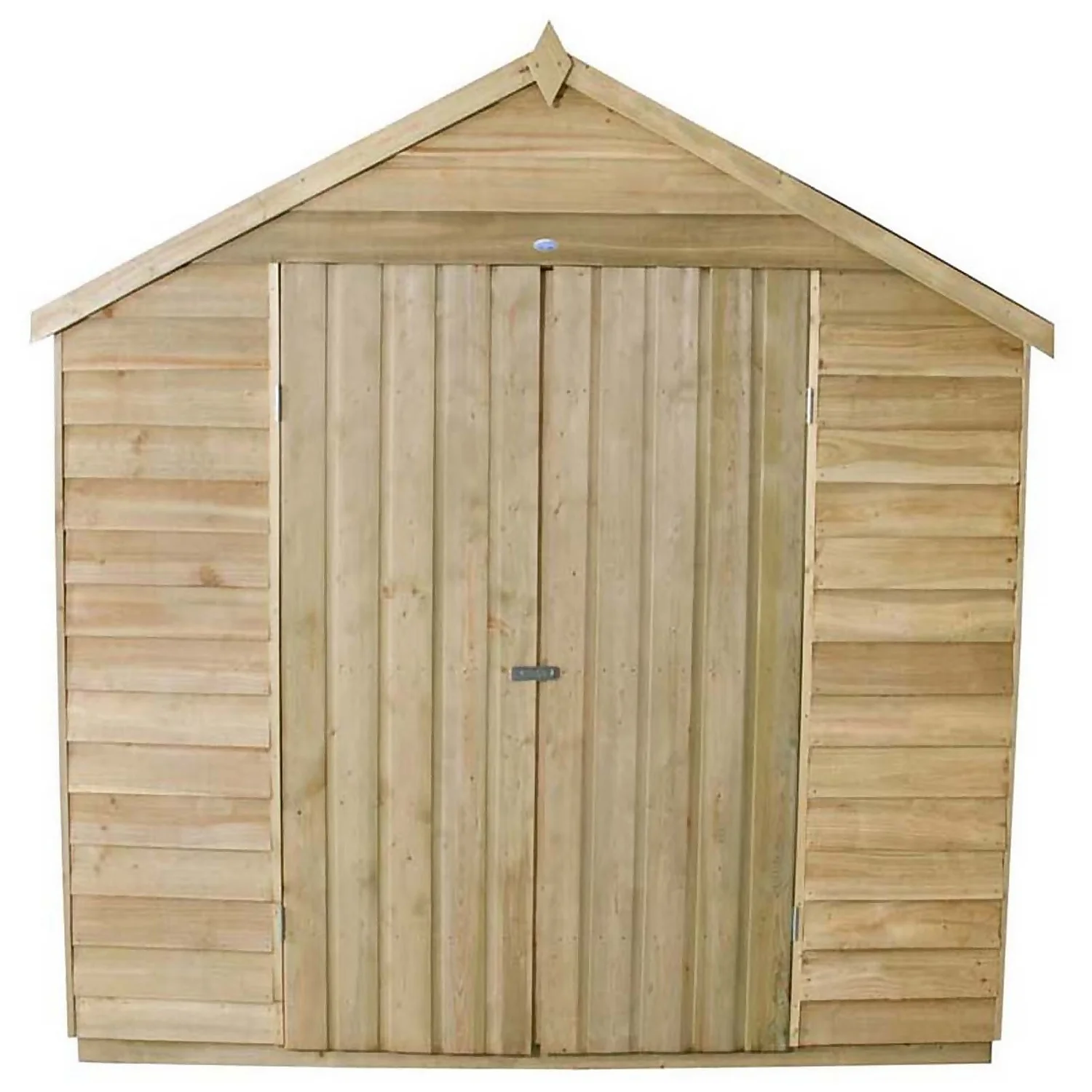 7x7ft Forest Wooden Overlap Pressure Treated Apex Shed -incl. Installation - Image 5