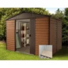 Yardmaster 10x8ft Woodgrain Shed & Floor Frame