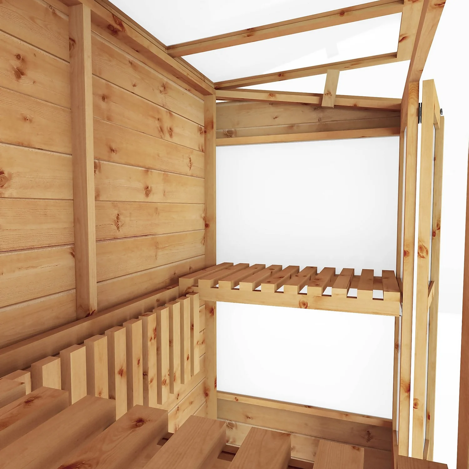 Mercia Tall Wall Greenhouse Growhouse - Image 3