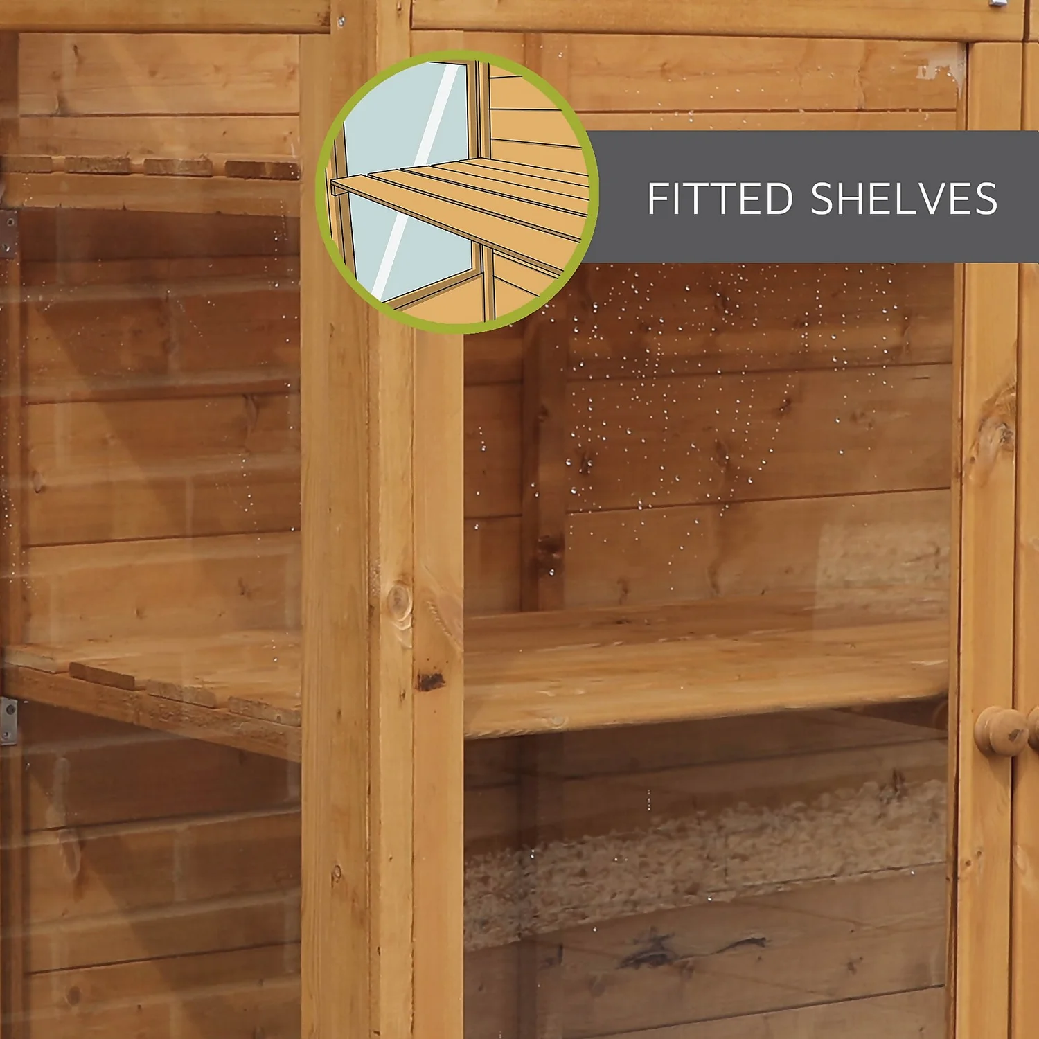 Mercia Tall Wall Greenhouse Growhouse - Image 7