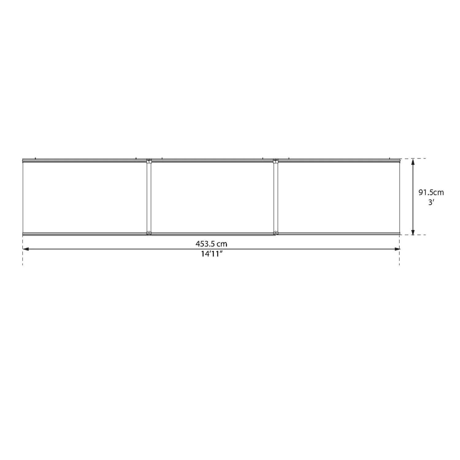 Palram - Canopia Canopy Aquila 4500 Grey Clear - Image 8