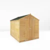 Mercia 8 X 6ft Overlap Double Door Apex Windowless Shed