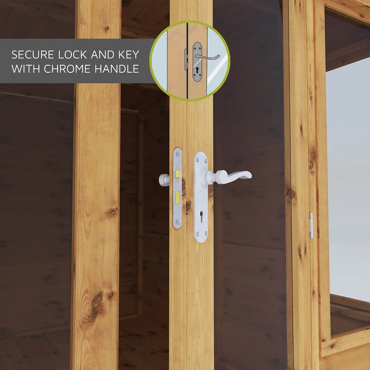 Mercia 10 X 8ft Garden Room With Side Shed - Incl. Installation - Image 6