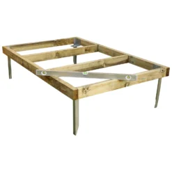Mercia 6x4ft Pressure Treated Wooden Shed Base - Installation Included