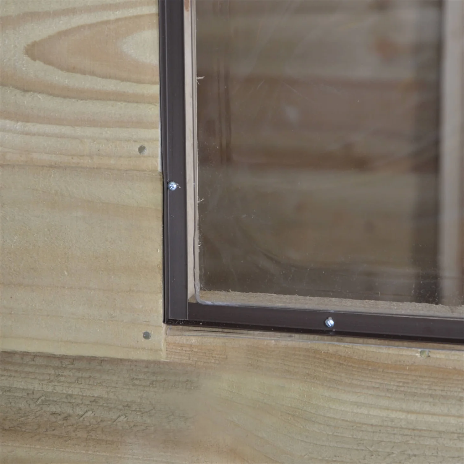 7x7ft Forest Overlap Pressure Treated Corner Shed - Incl. Installation - Image 8