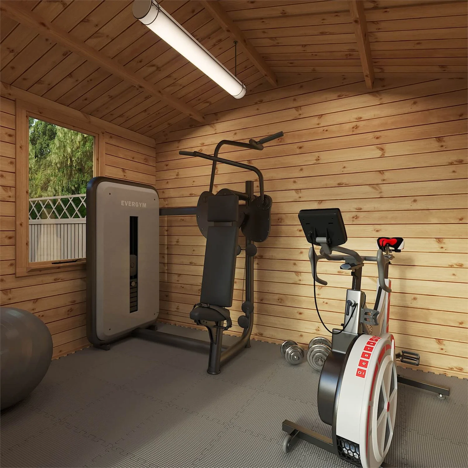 Mercia (Installation Included) 3.3x3.4m Sherwood 19mm Log Cabin - Image 5