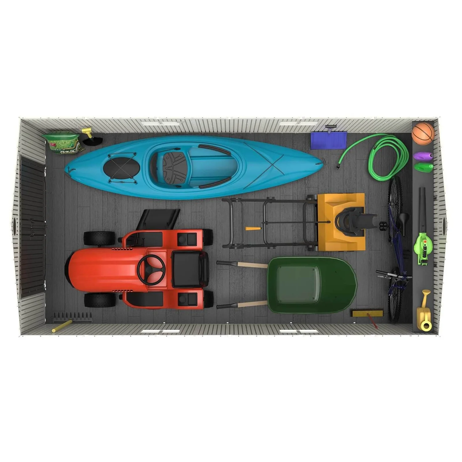 Lifetime 8 X 15ft Outdoor Storage Shed - Image 6