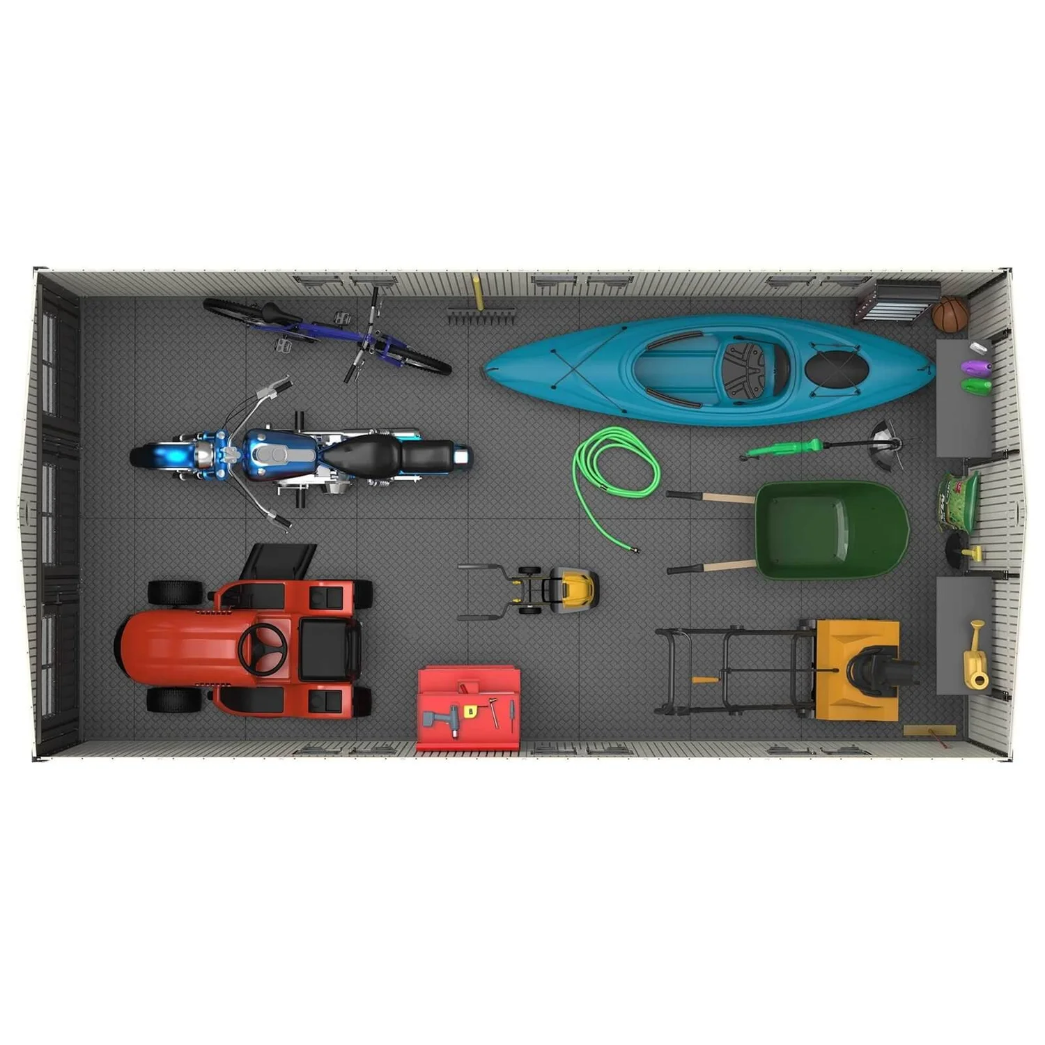 Lifetime 11x21 Ft Outdoor Storage Shed - Image 8