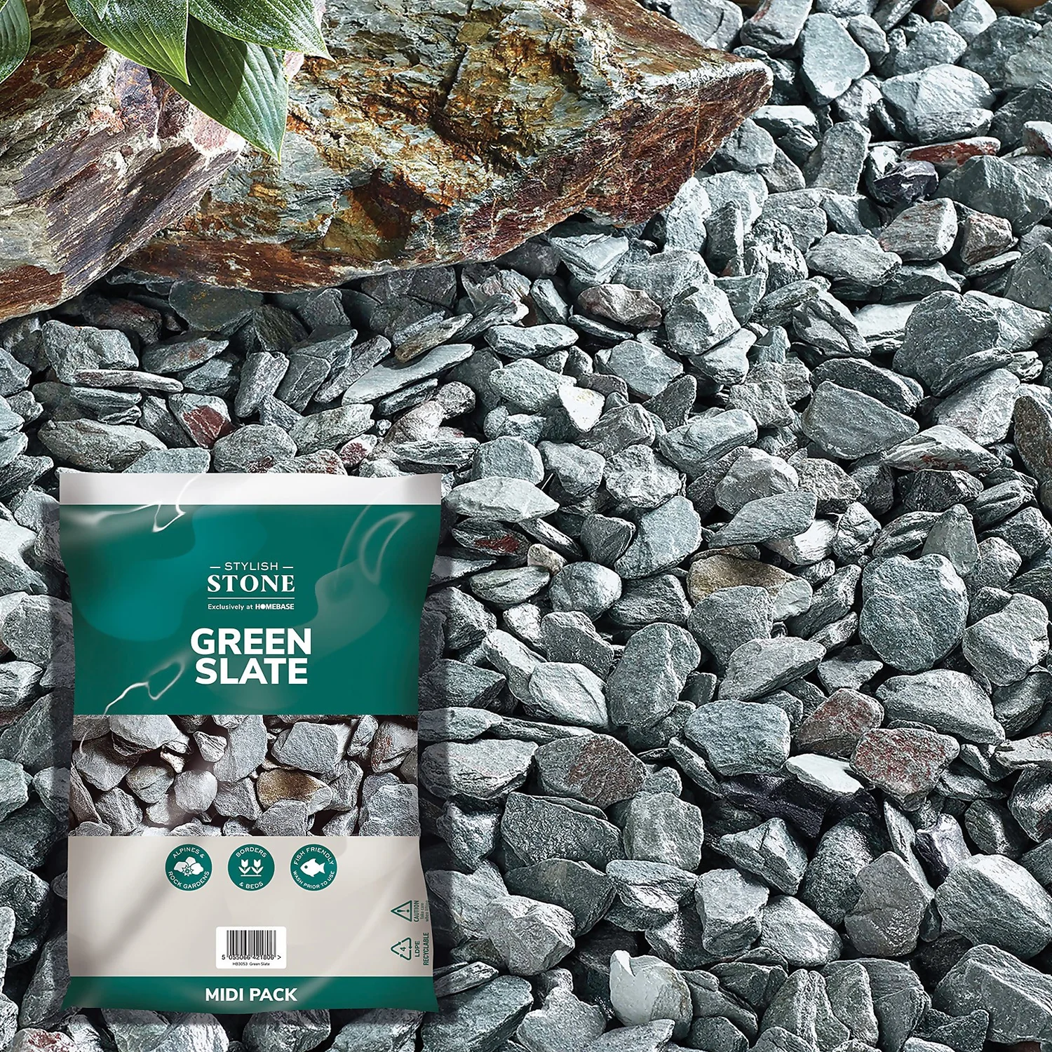 Stylish Stone Green Slate 20mm - Midi Pack - 9kg