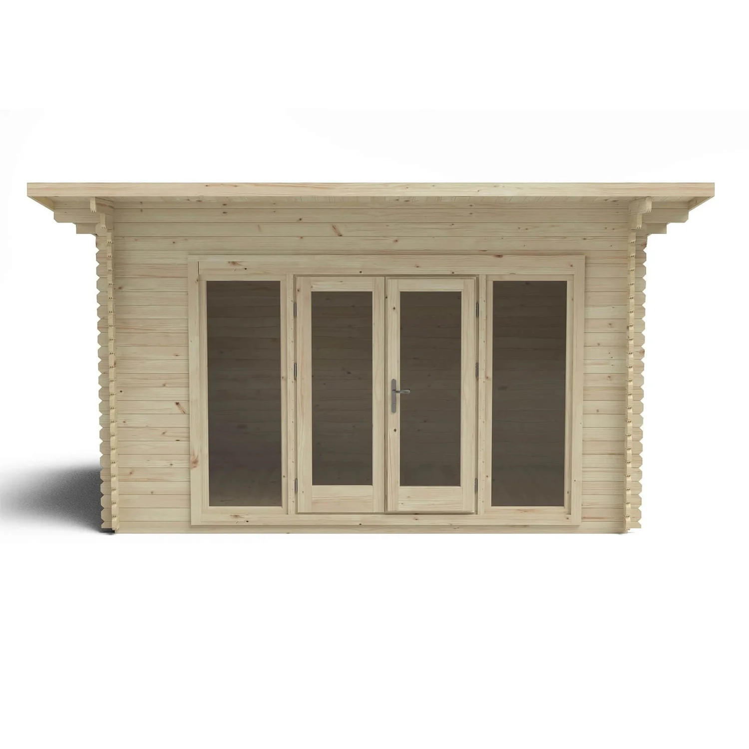 Forest Melbury 4.0m X 3.0m Log Cabin Double Glazed 24kg Polyester Felt, Plus Underlay - Image 4