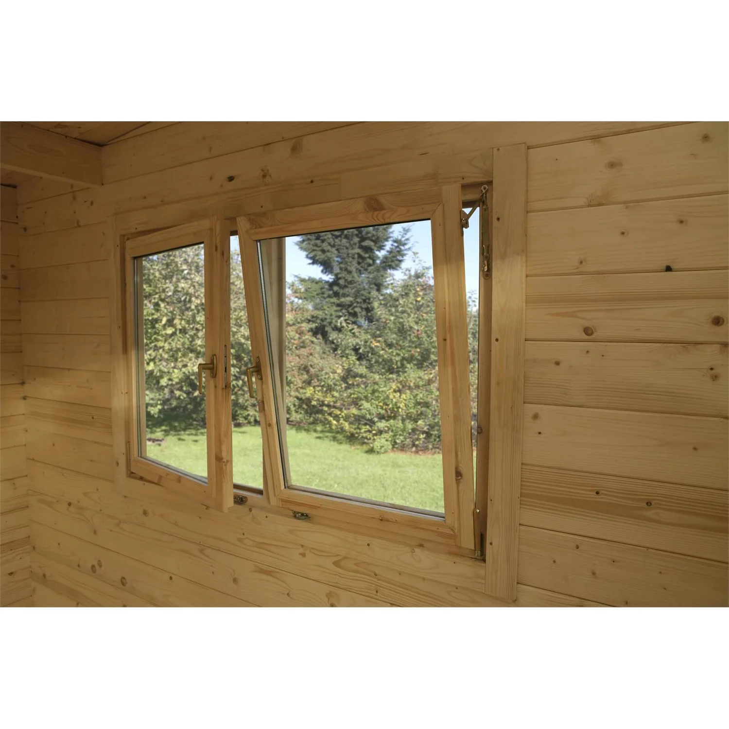 Melbury 4.0m X 3.0m Log Cabin Single Glazed 24kg Polyester Felt, No Underlay - Image 8