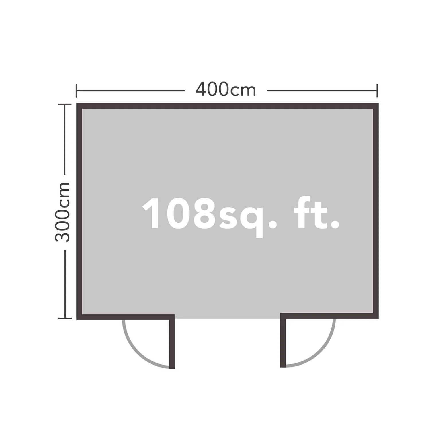 Melbury 4.0m X 3.0m Log Cabin Single Glazed 24kg Polyester Felt, No Underlay - Image 10