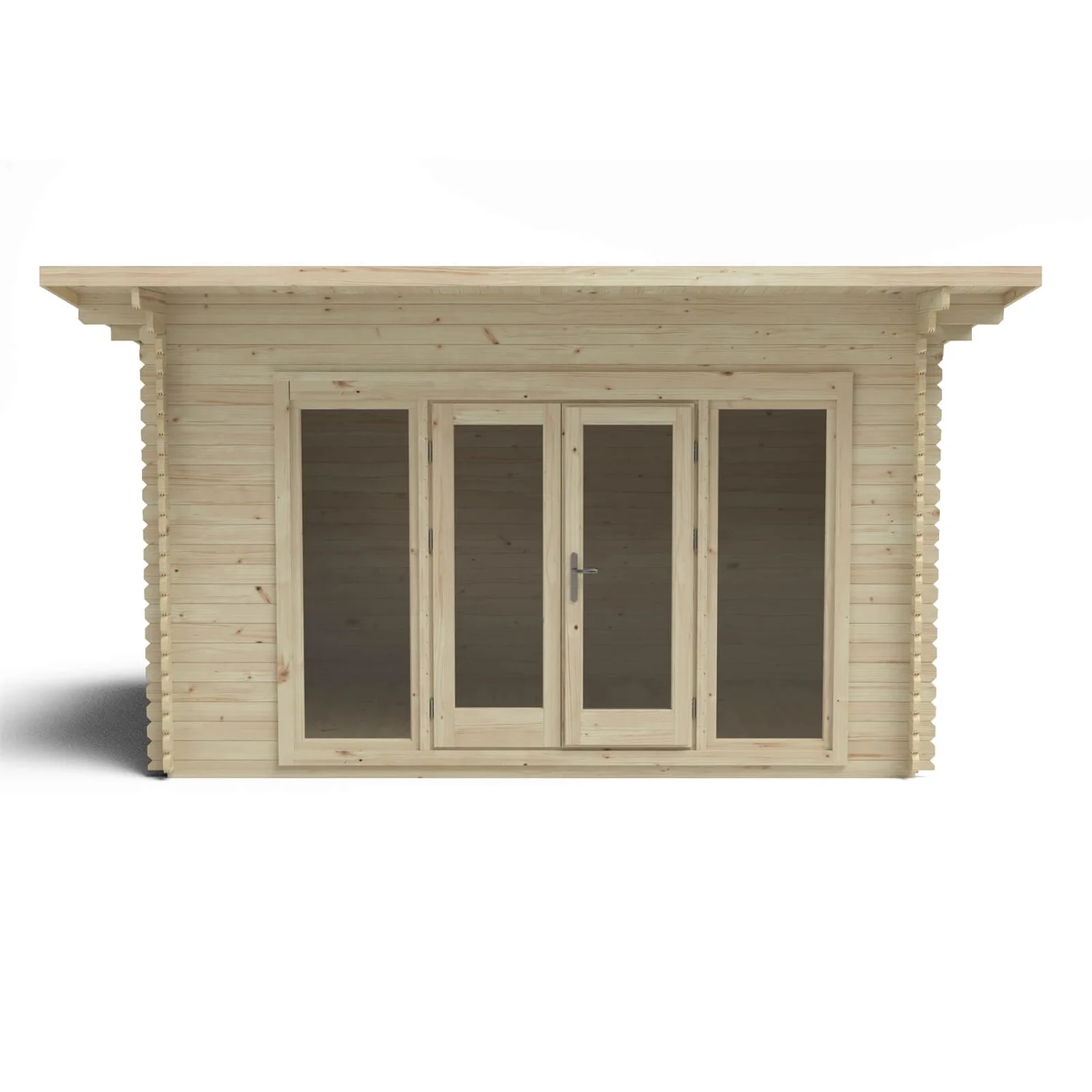 Melbury 4.0m X 3.0m Log Cabin Single Glazed 24kg Polyester Felt, No Underlay - Image 4