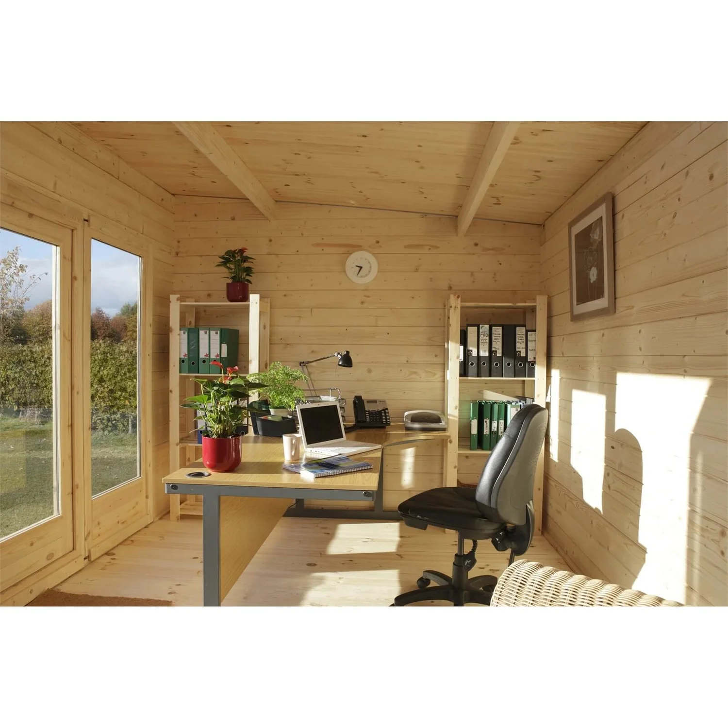 Melbury 4.0m X 3.0m Log Cabin Single Glazed 24kg Polyester Felt, No Underlay - Image 6