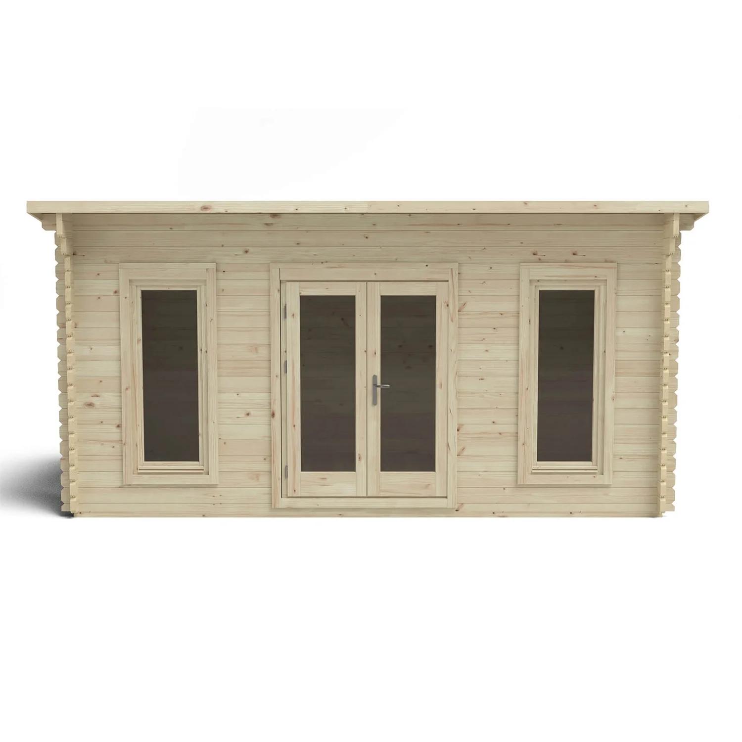 Forest Elmley 5.0m X 3.0m Log Cabin Double Glazed 34kg Polyester Felt, Plus Underlay - Image 4
