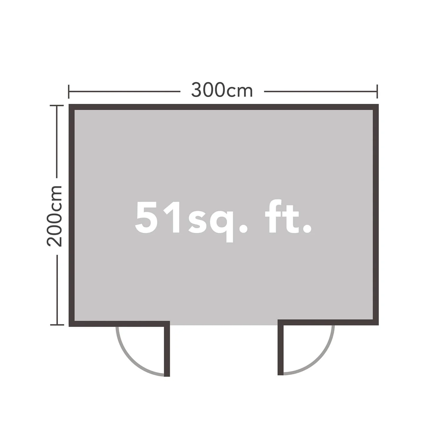 Forest Harwood 3.0m X 2.0m Log Cabin 24kg Felt Plus Underlay - Installation Included - Image 6