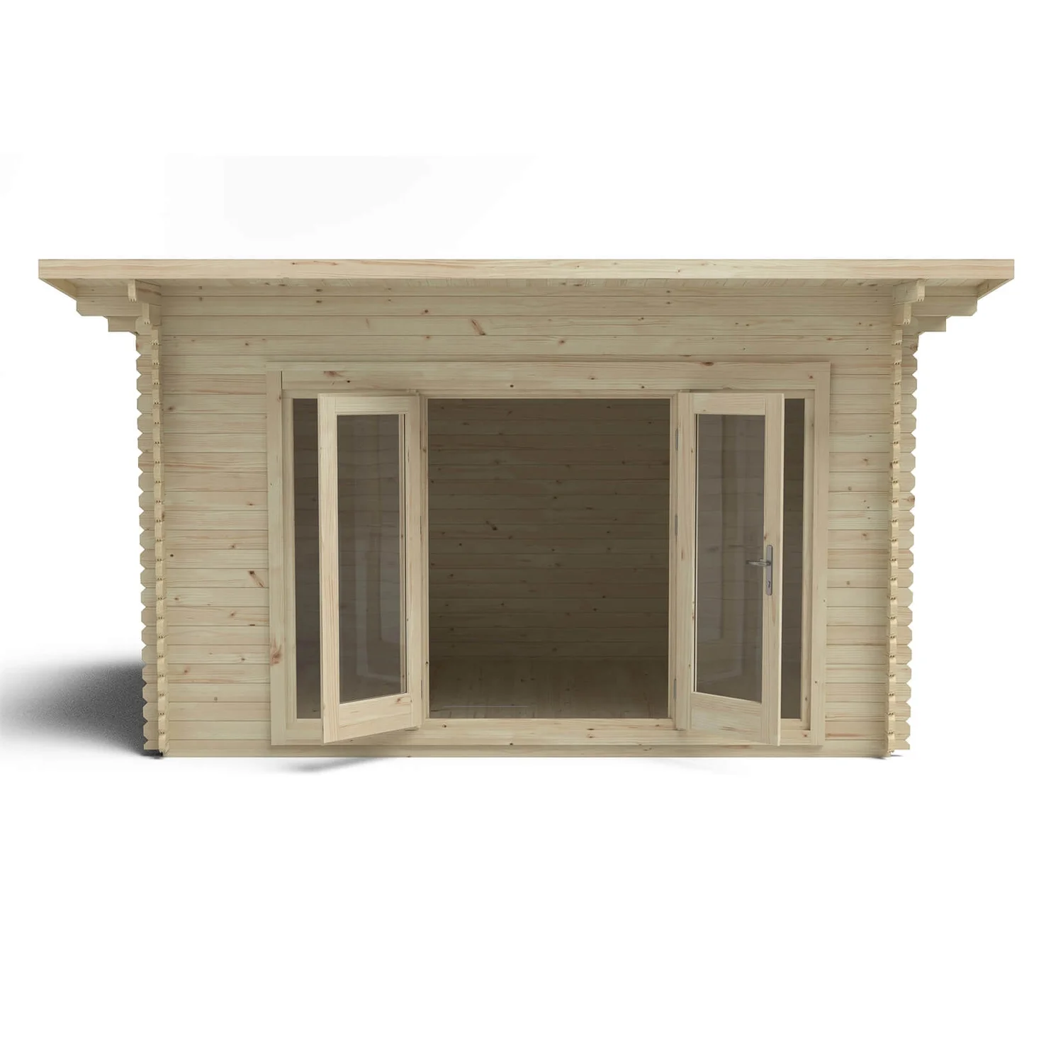Forest Melbury 4.0m X 3.0m Log Cabin Single Glazed 24kg Polyester Felt, No Underlay - Installation Included - Image 4