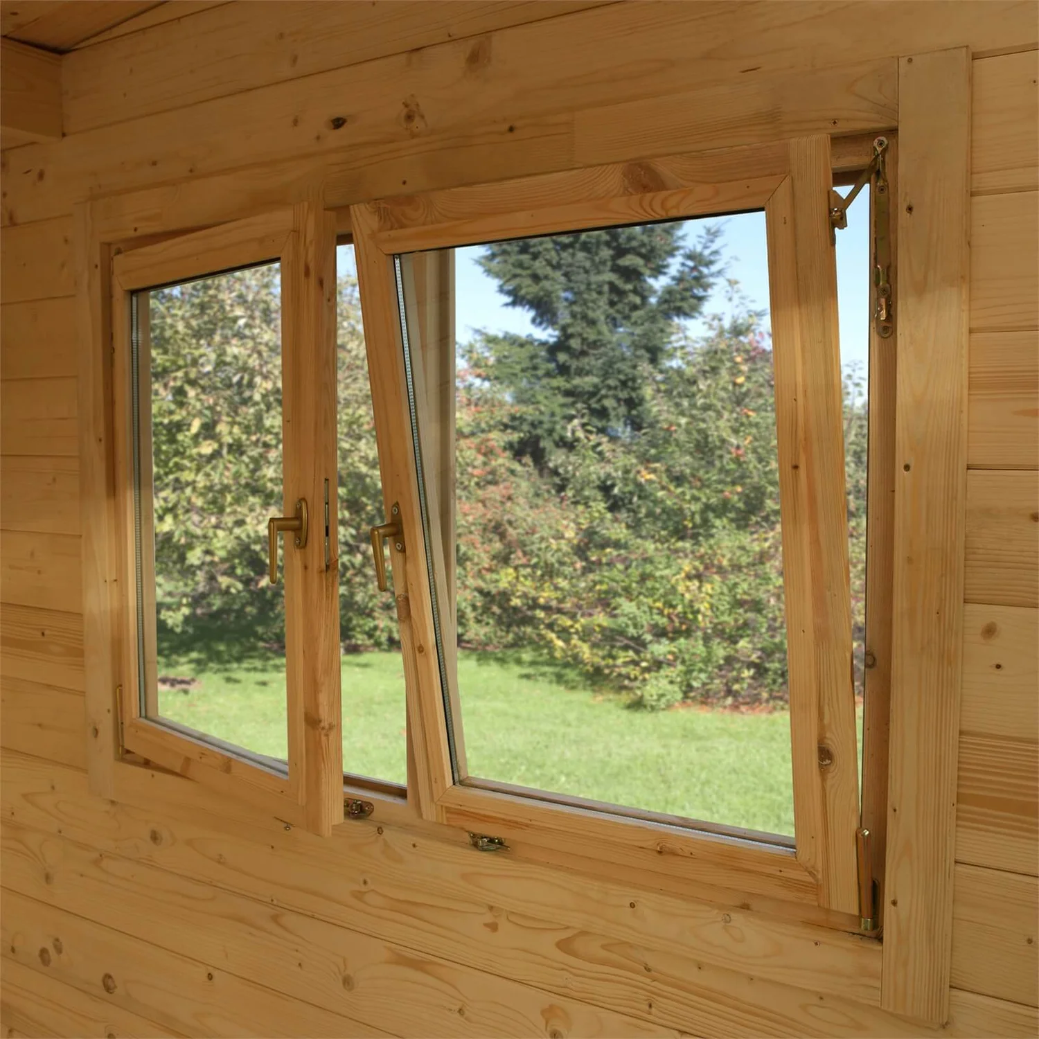 Forest Melbury 4.0m X 3.0m Log Cabin Single Glazed 24kg Polyester Felt, No Underlay - Installation Included - Image 7