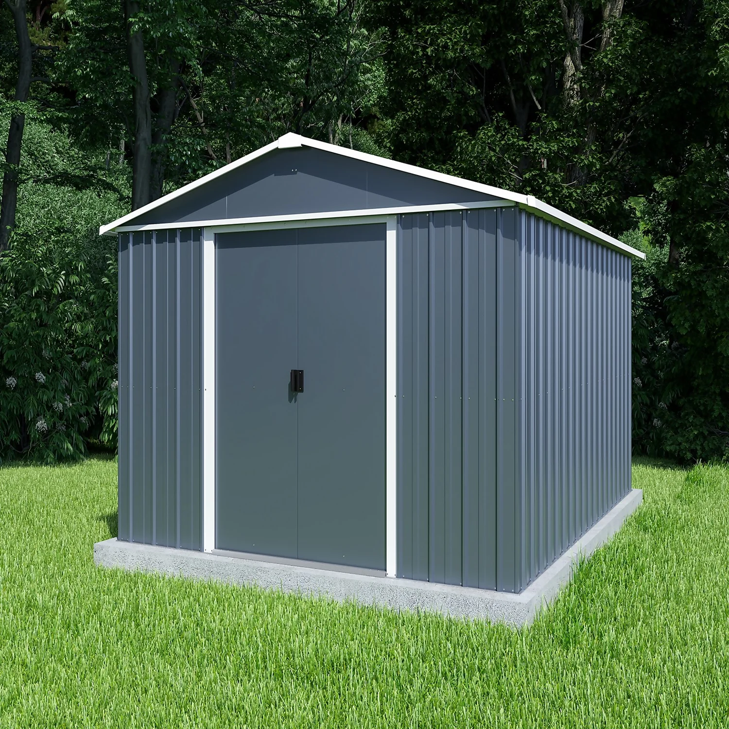 Yardmaster 10x13ft Metal Apex Shed - Image 2