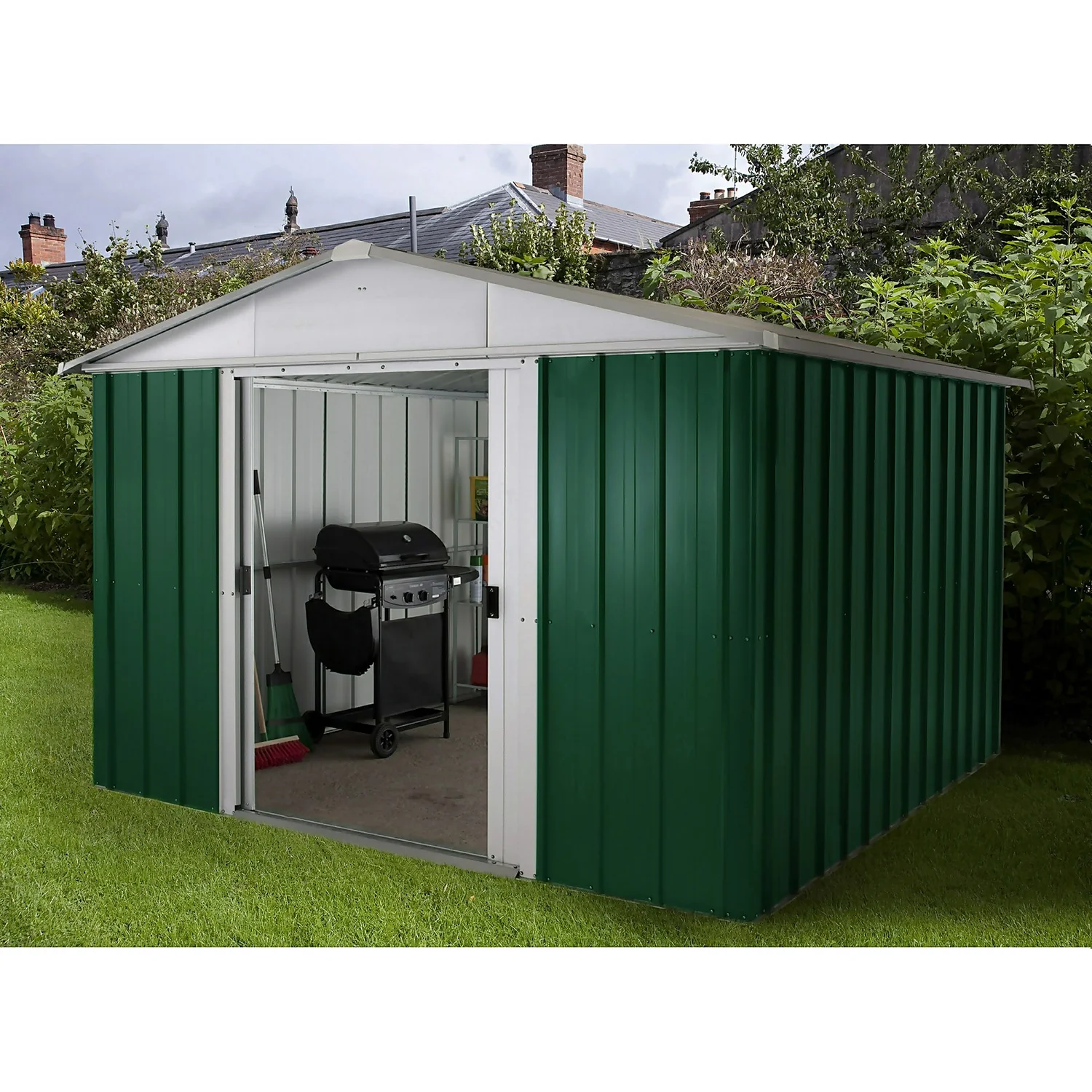 Yardmaster 10x10ft Metal Apex Shed - Image 2