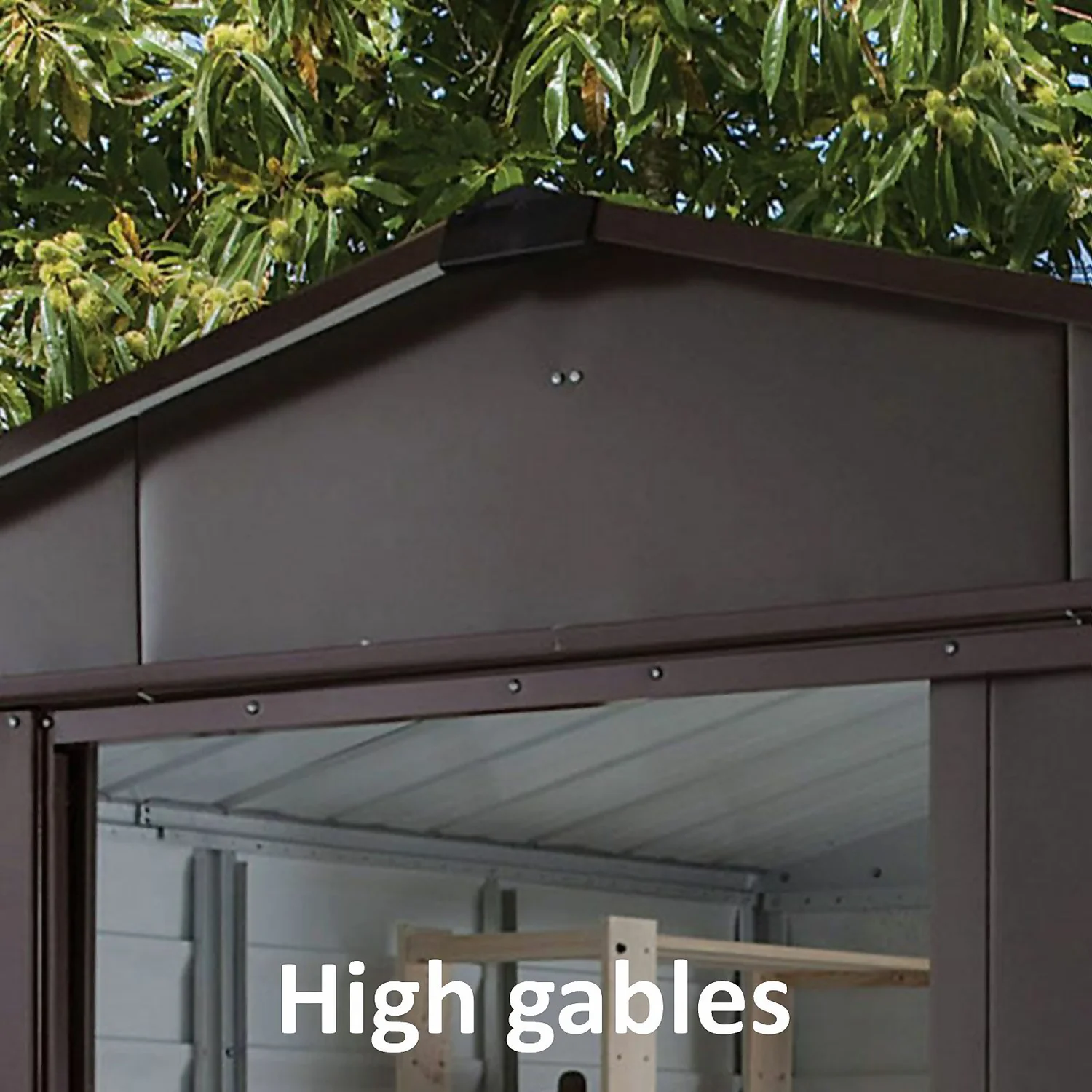 Yardmaster 10x8ft Shiplap Metal Shed - Image 4