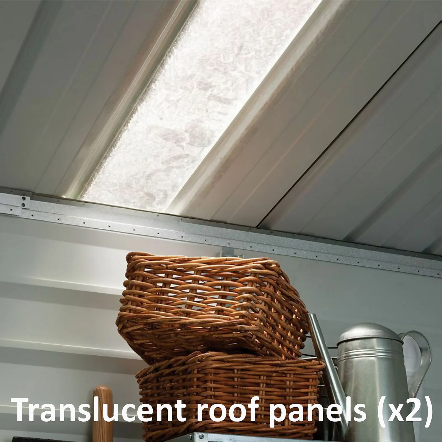 Yardmaster 10x8ft Shiplap Metal Shed - Image 3