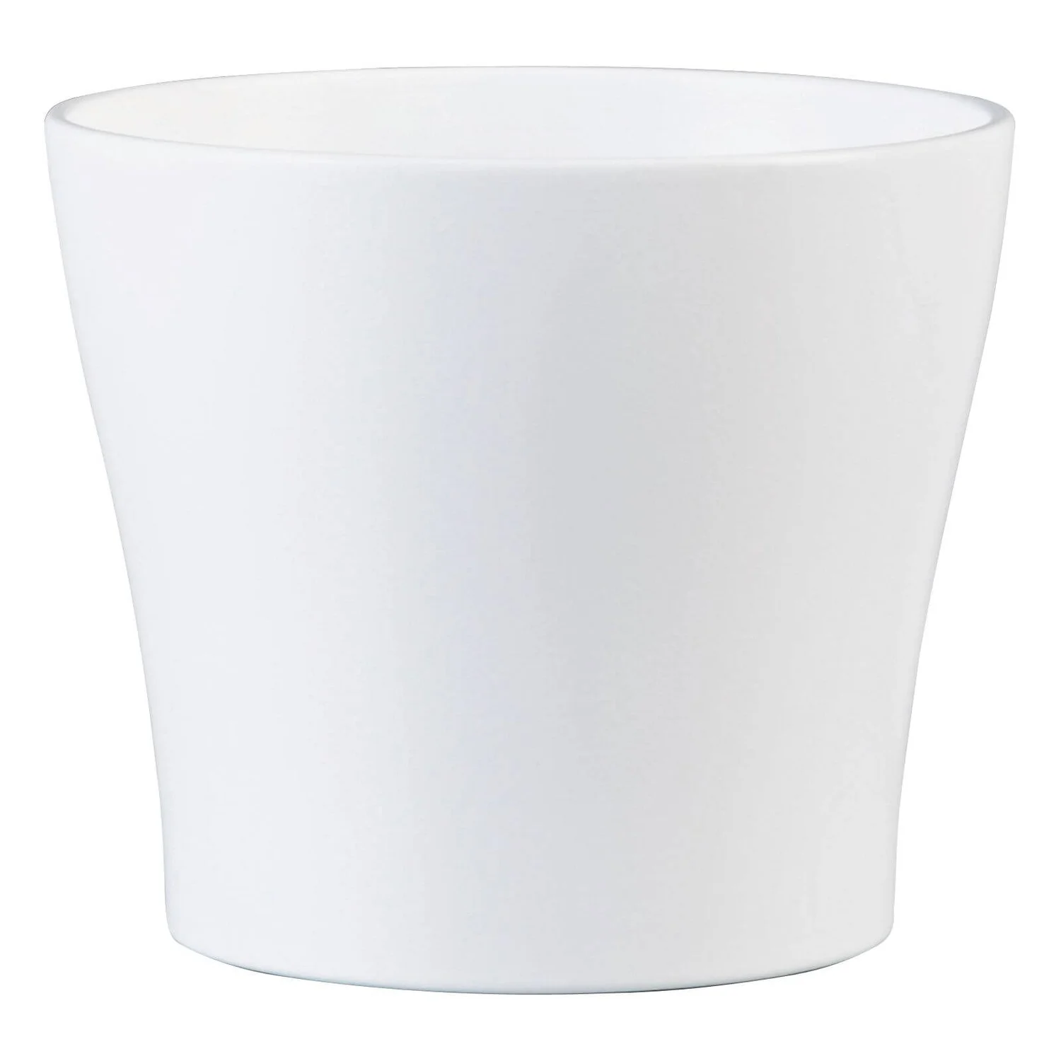 White Plant Pot - 17cm