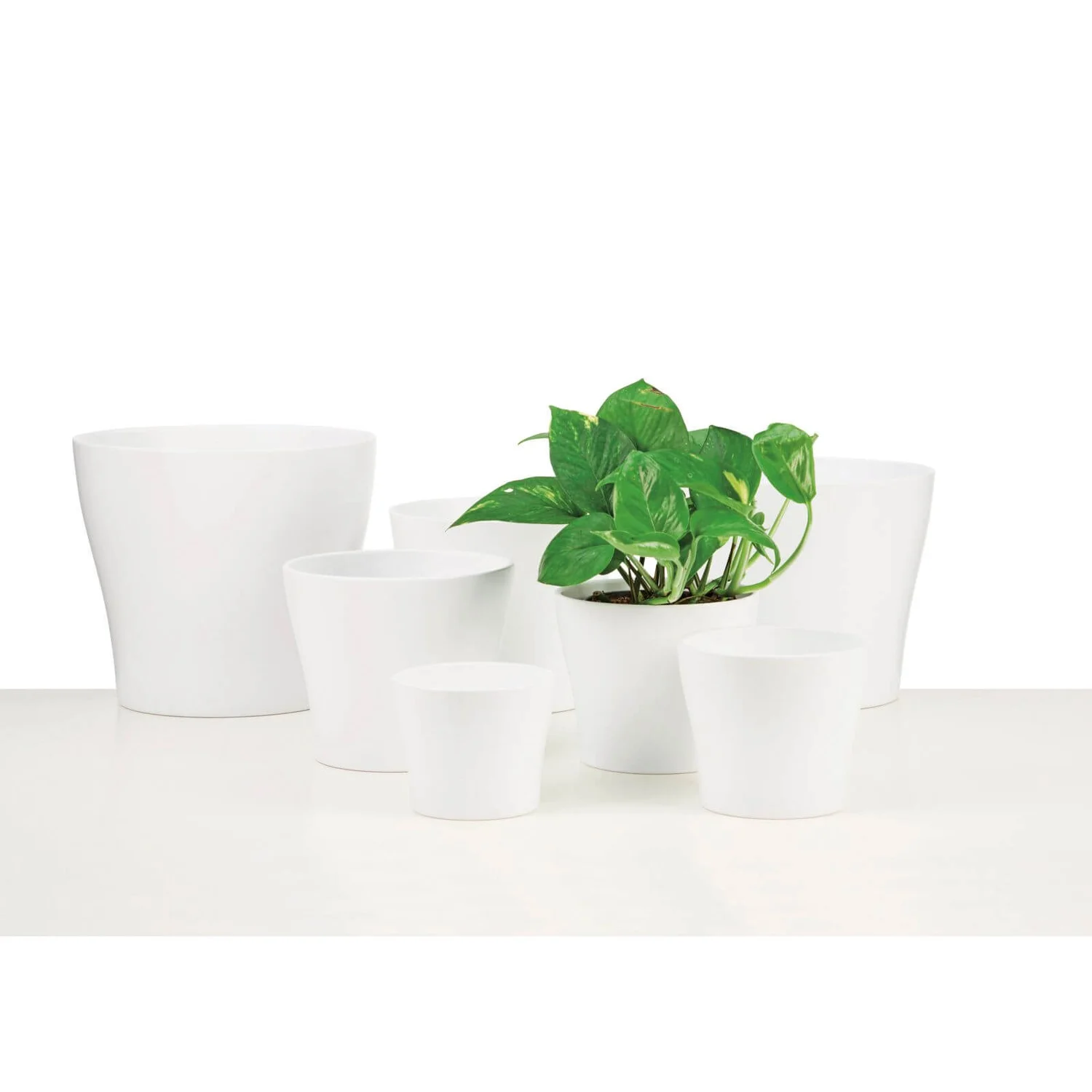 White Plant Pot - 31cm - Image 2