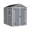 Keter Manor 6 X 8ft Outdoor Garden Apex Storage Shed - Grey