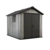 Keter Oakland 7.5 X 9ft Outdoor Garden Apex Storage Shed - Grey
