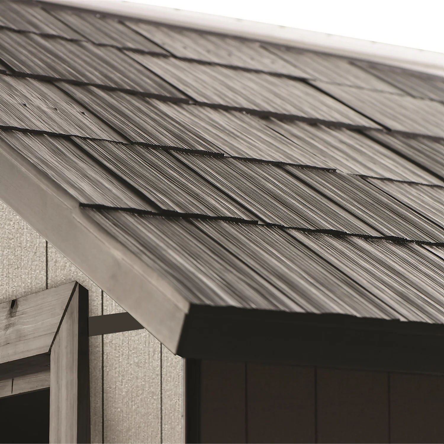 Keter Oakland 7.5 X 11ft Outdoor Garden Apex Storage Shed - Grey - Image 5