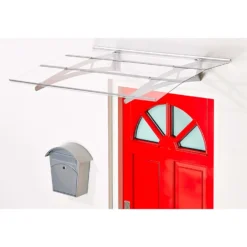 None Madrid 1200X900 Silver Door Canopy