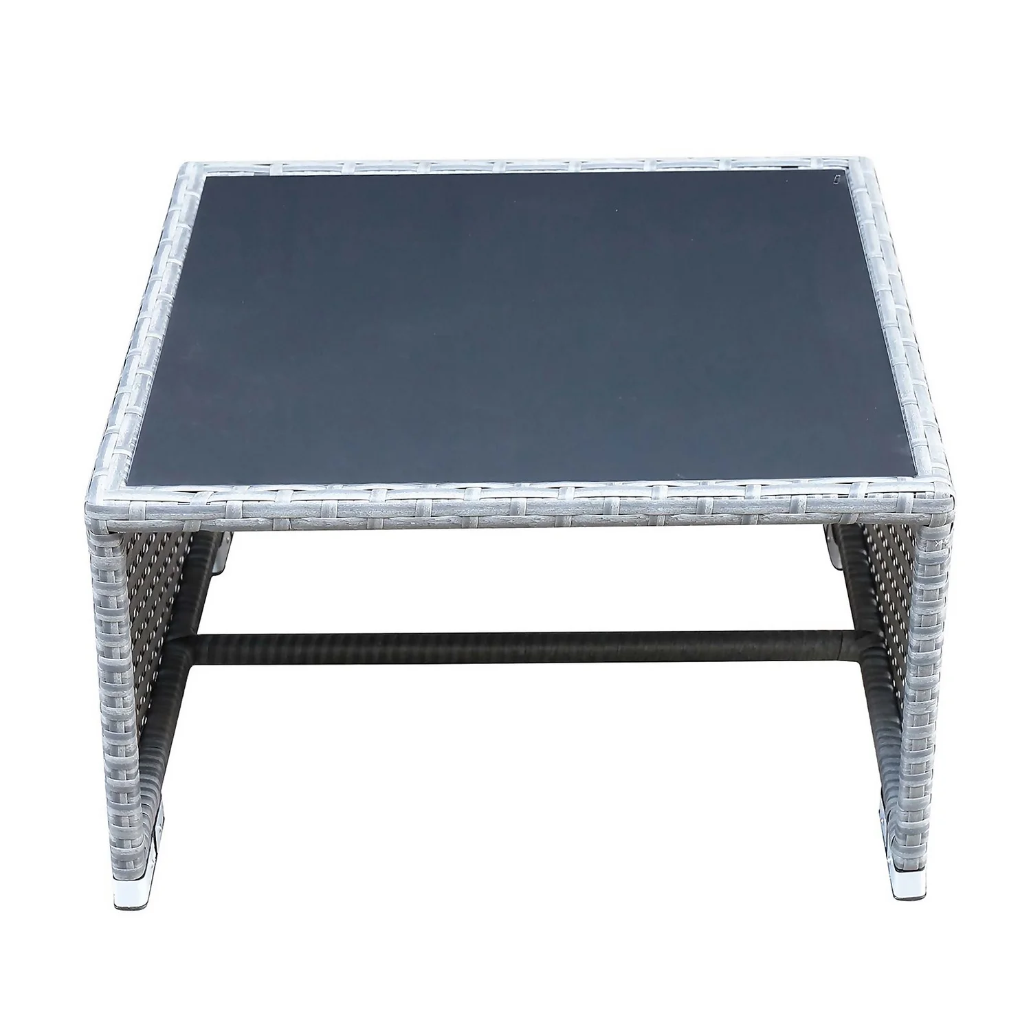 Bambrick 6 Seater Grey Rattan Garden Sofa Set - Image 7