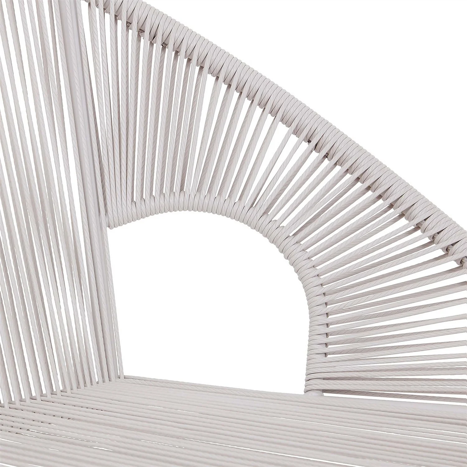 Homebase Acapulco 2 Seater Garden Bench - Grey - Image 5