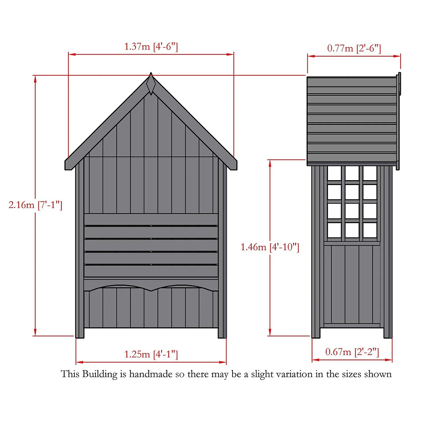 Shire Mimosa Arbour - 4x2ft - Image 8