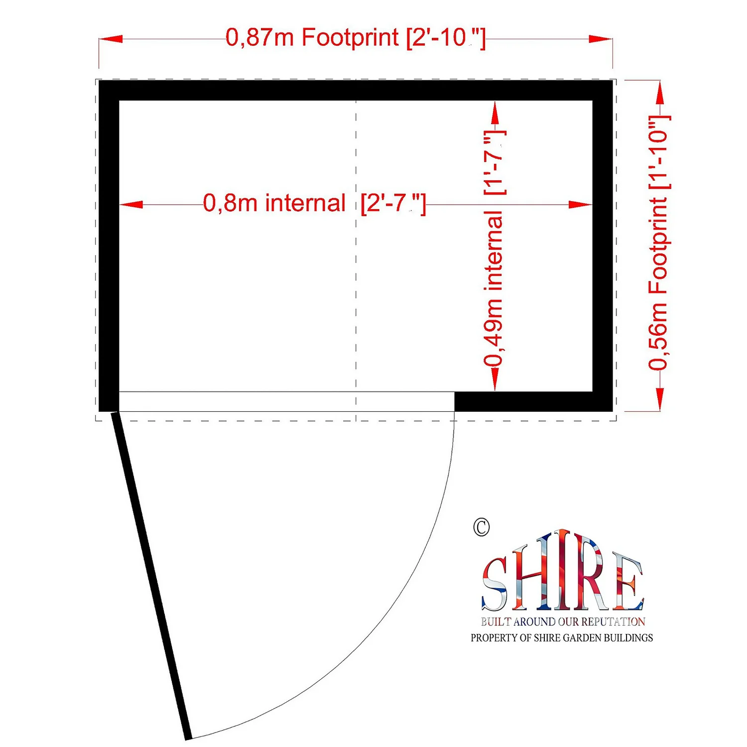 Shire Tool Store Overlap - 3x2ft - Image 7