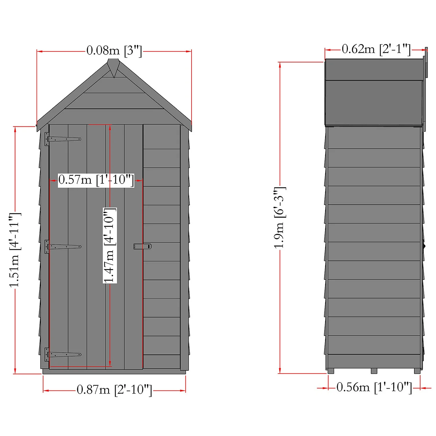 Shire Tool Store Overlap - 3x2ft - Image 6