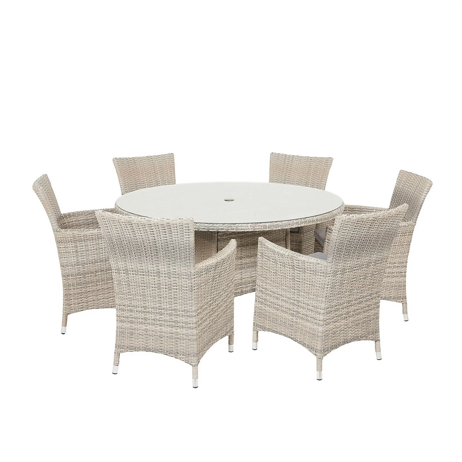 Florence 6 Seater Garden Dining Set - Image 2
